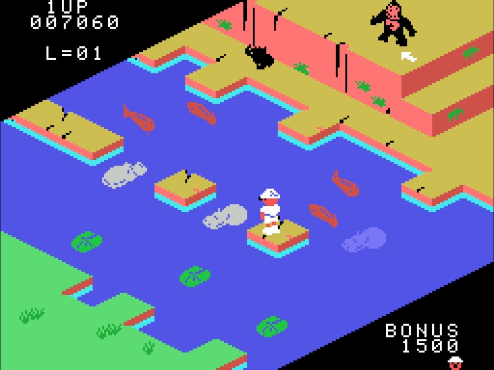 Gameplay of Congo Bongo for Colecovision
